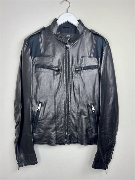 gucci tom ford leather jacket|Tom Ford Gucci collection.